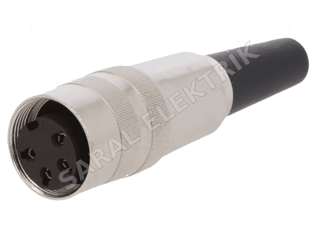 M16 4 PİN SEYYAR DİŞİ LUMBERG KONNEKTÖR KV-40